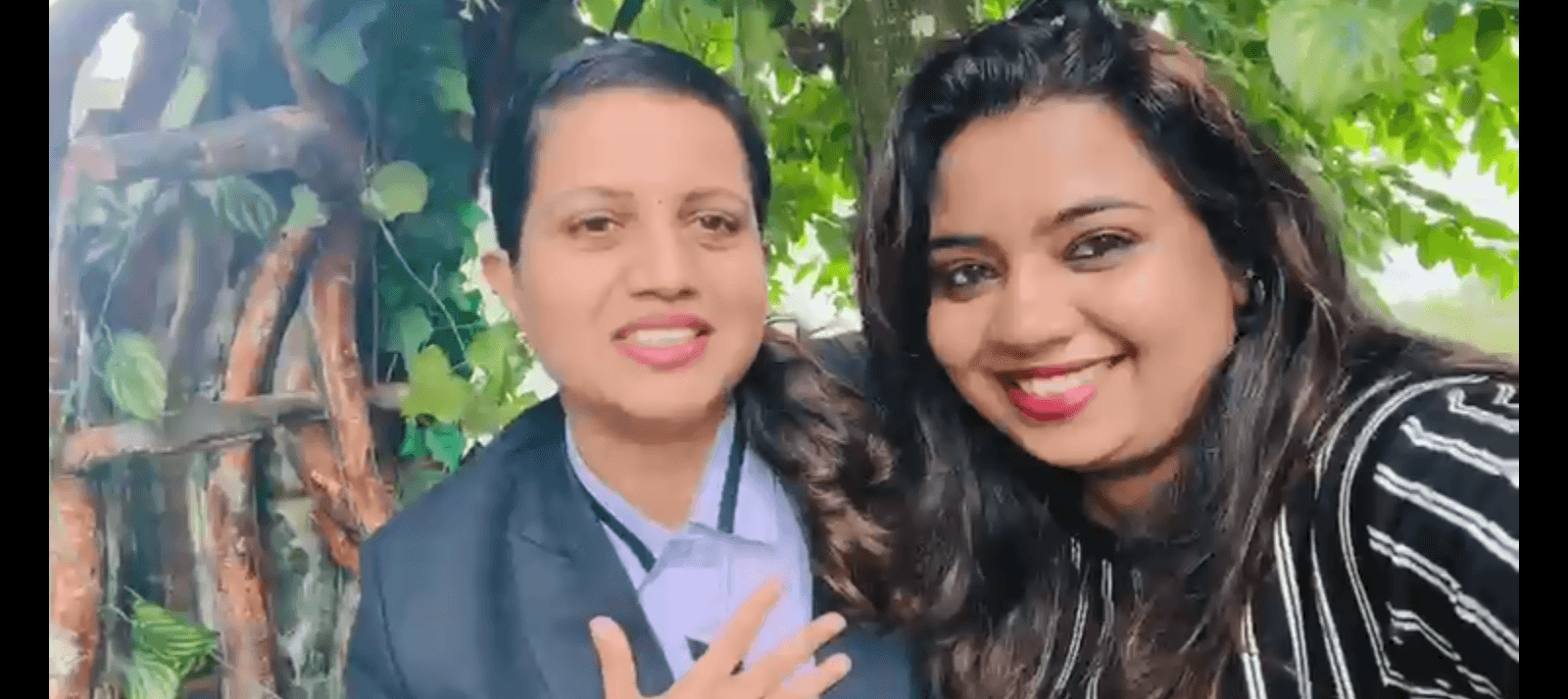 Friends posing together during a Kerala road trip